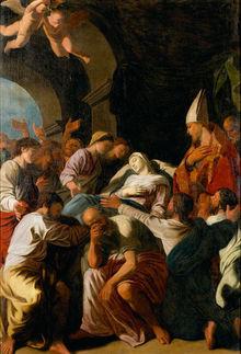La Mort de la Vierge de Nicolas Poussin, conservé à Sterrebeek, pourrait s'appeler retour en France...