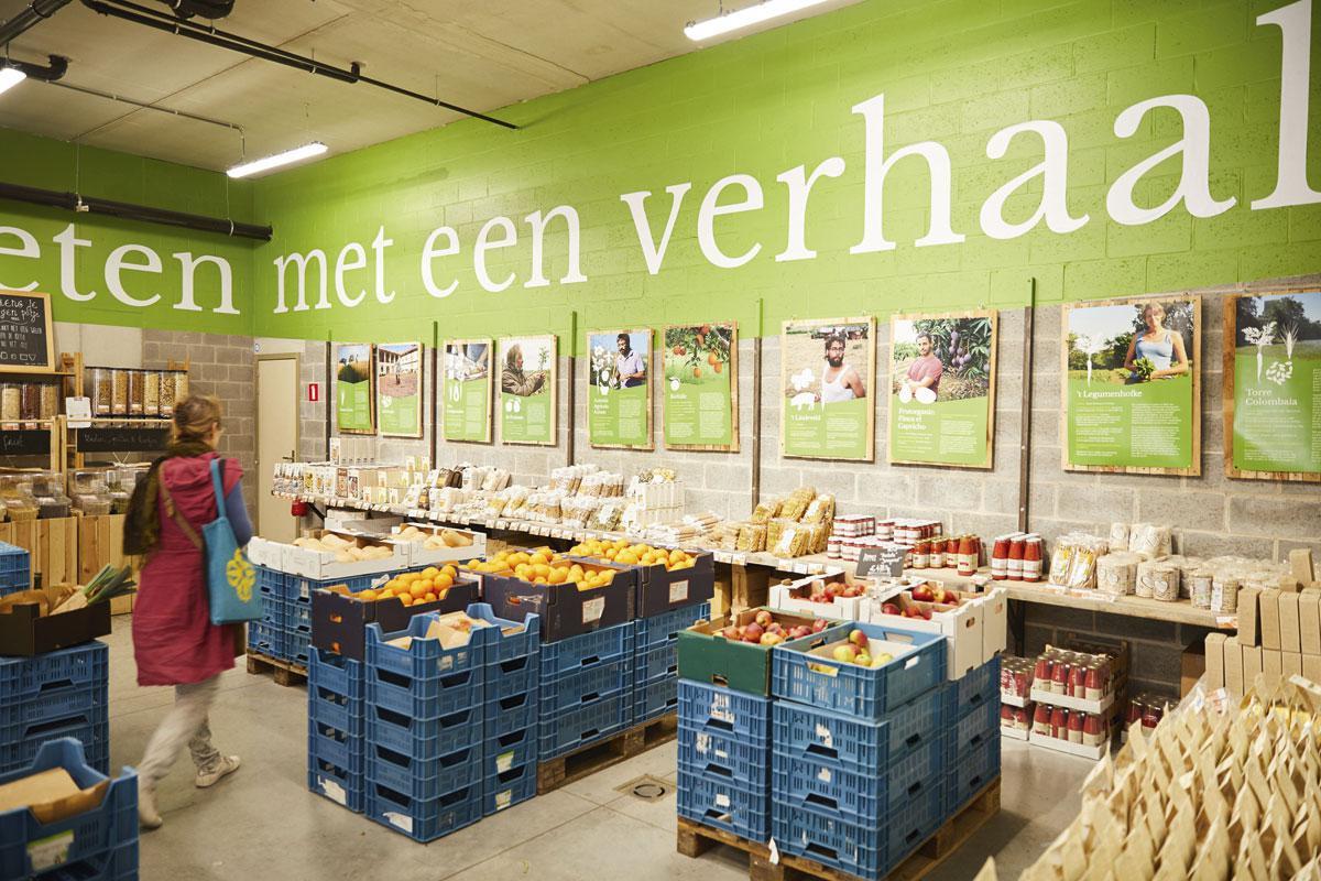 Kort'om Leuven verzorgt de distributie van de producten van lokale boeren.