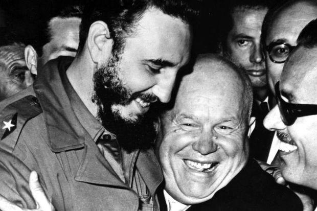 Fidel Castro et Nikita Khrouchtchev