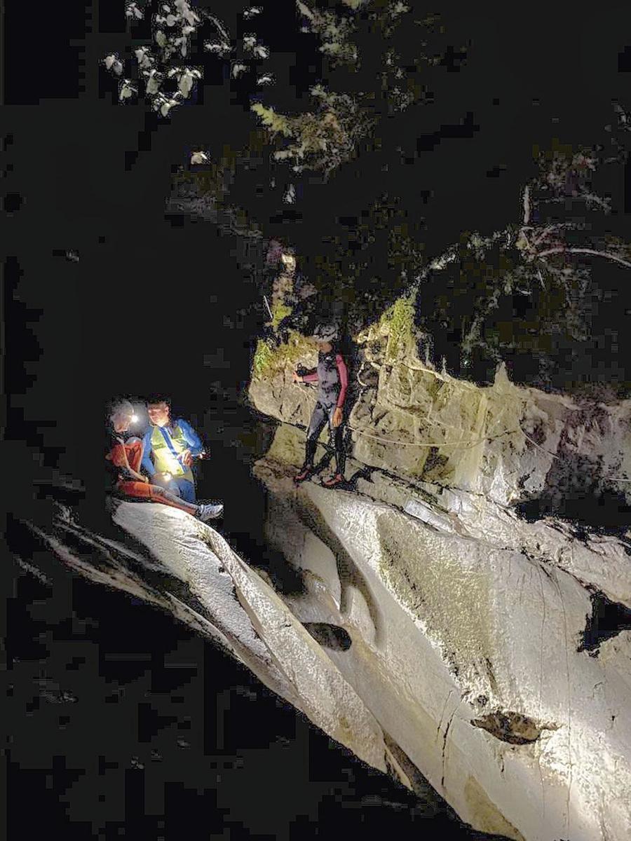 Canyoning by night