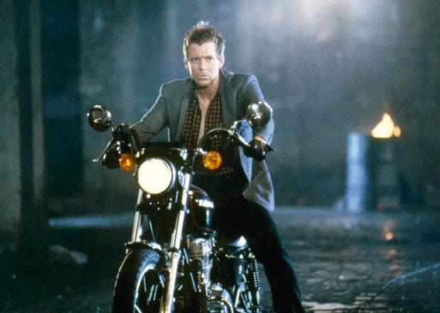 Mickey Rourke en Motorcycle Boy dans Rusty James, de Francis Ford Coppola, en 1983. Une époque fougueuse. 