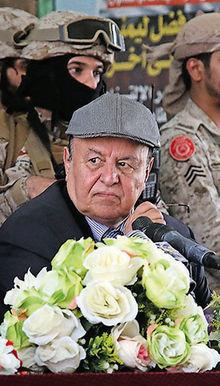 Le président Abd Rabbo Mansour Hadi, en place depuis février 2012, 