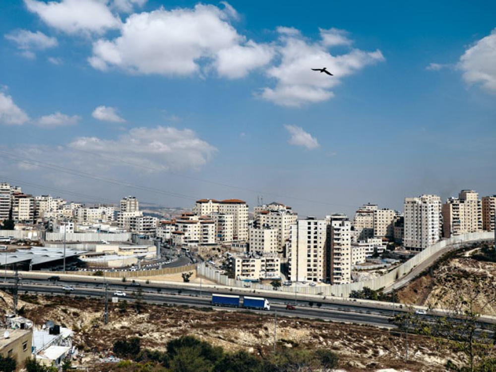 Les anciens généraux plaident pour l'achèvement de la barrière de séparation avec les Palestiniens, ici, à Jérusalem-Est.
