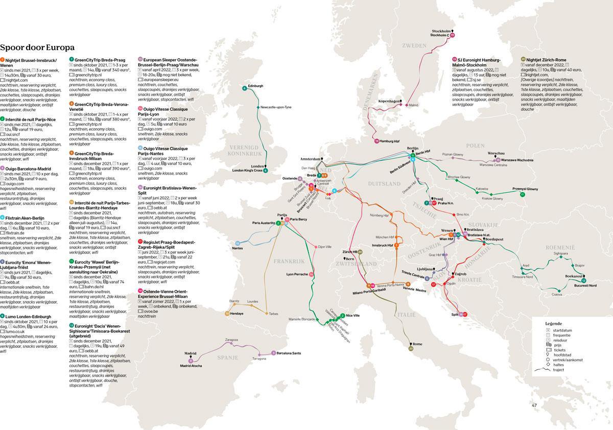 Van vliegschaamte naar treintrots: dit zijn de leukste nieuwe Europese verbindingen