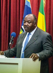 Ali Bongo Ondimba, le président gabonais réélu, le 1er septembre.