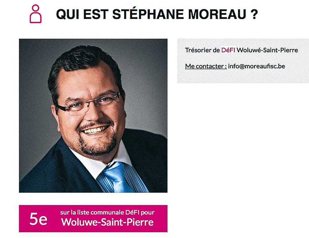 Stéphane Moreau va-t-il pâtir de son homonymie lors des prochaines élections communales ?