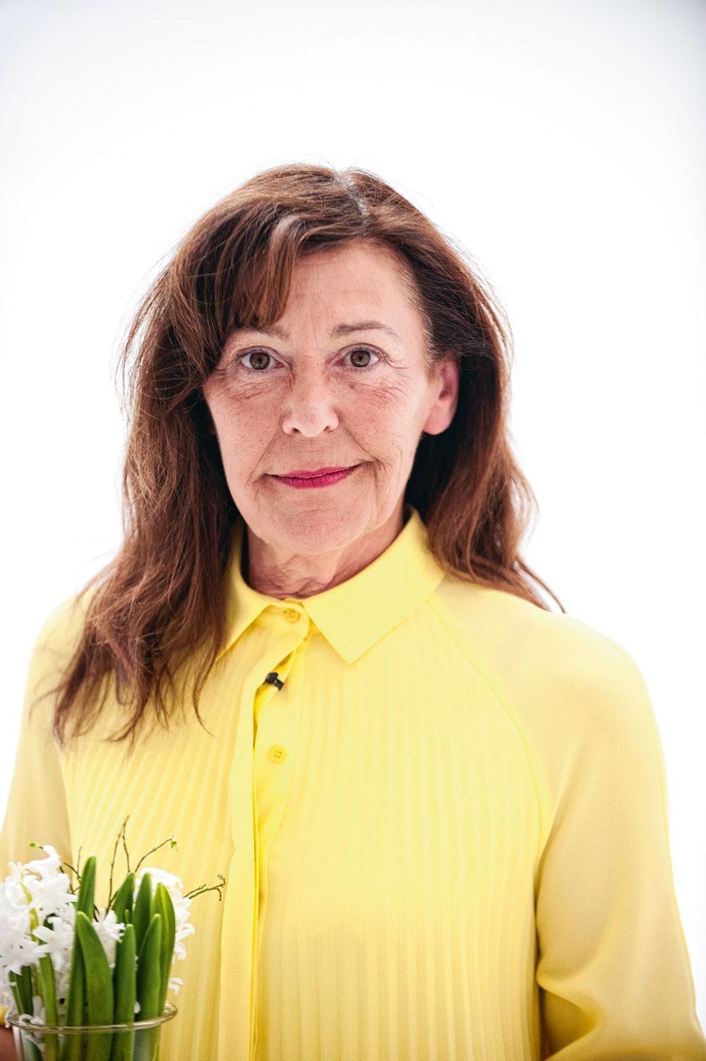 La styliste Linda Van Waesberge, consultante créative et administratrice de l'asbl.