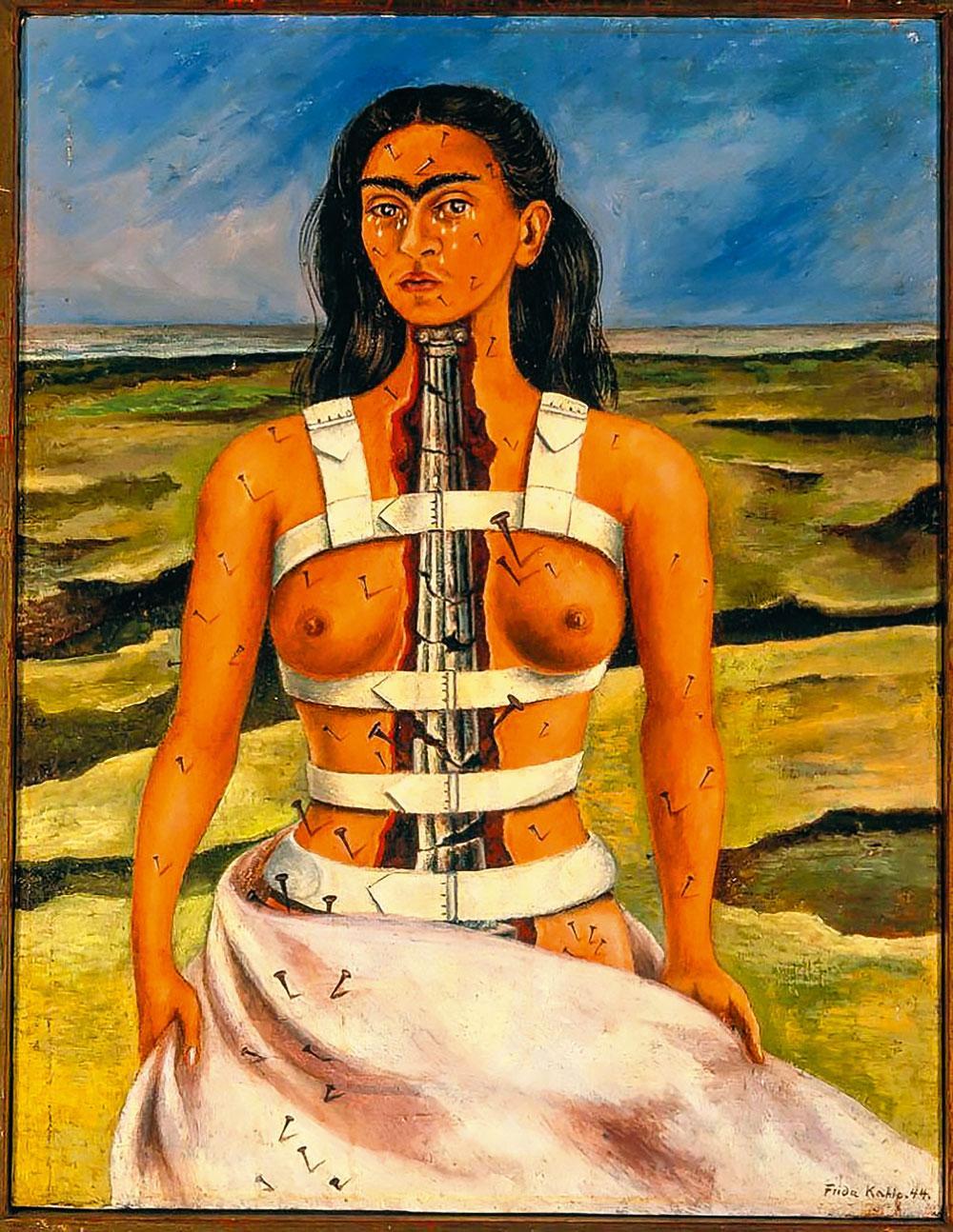 La Colonne brisée, Frida Kahlo, 1944.