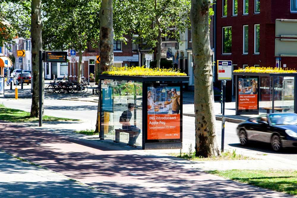 Bijvriendelijke bushokjes in Utrecht