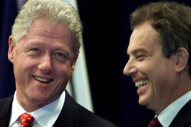 Bill Clinton et Tony Blair