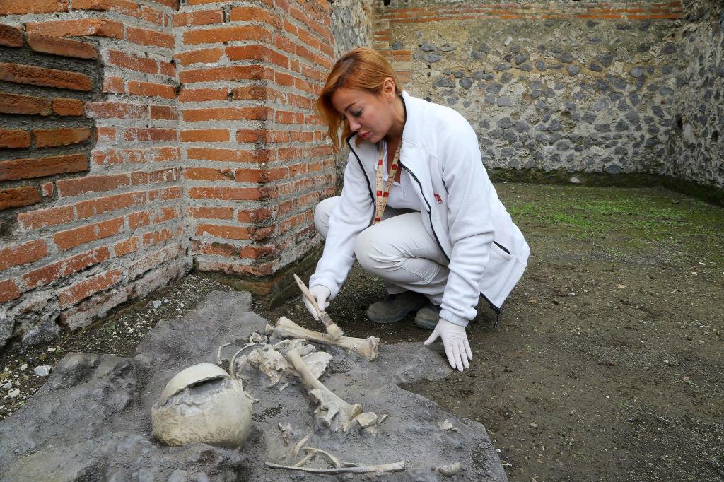 Het skelet van een kind werd gevonden in de thermen