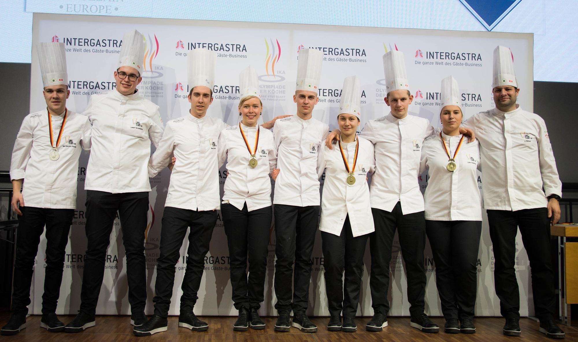 Het Belgische Young Chefs team