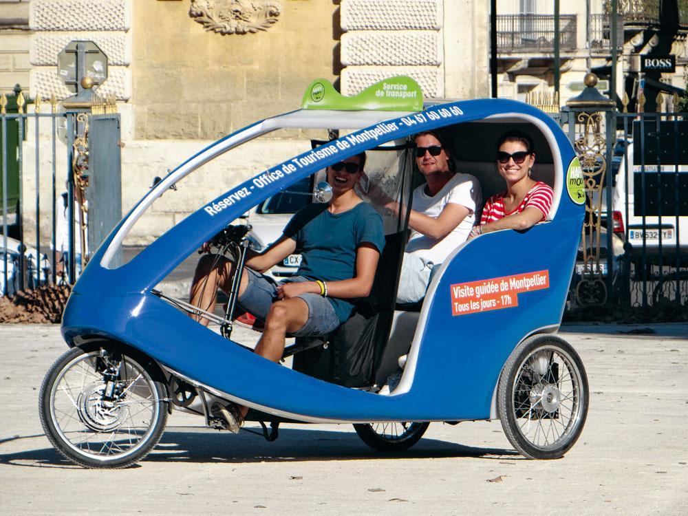 A Montpellier, le taxi-vélo électrique de HappyMoov est dorénavant un élément essentiel de la révolution écomobile.