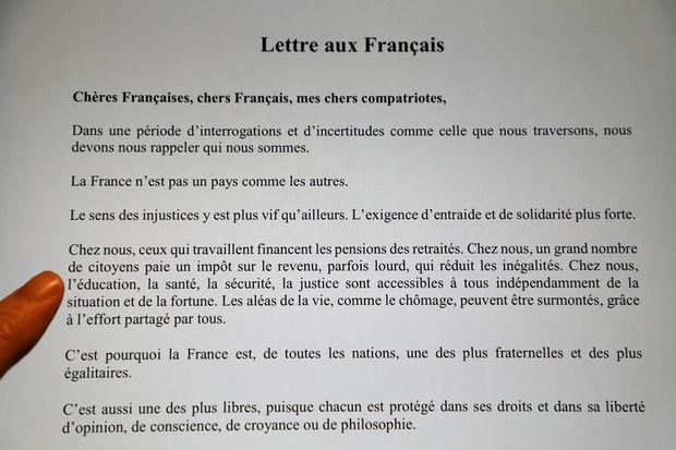 Lettre aux Français d'Emmanuel Macron, le 13 janvier 2019