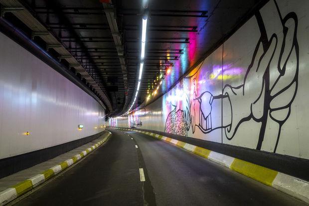 Le tunnel Porte de Hal rénové rouvert après une rave party (photos et vidéo)