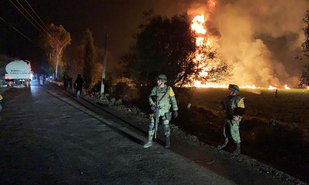 Incendie d'un oléoduc au Mexique: le bilan monte à 66 morts (photos et vidéos)