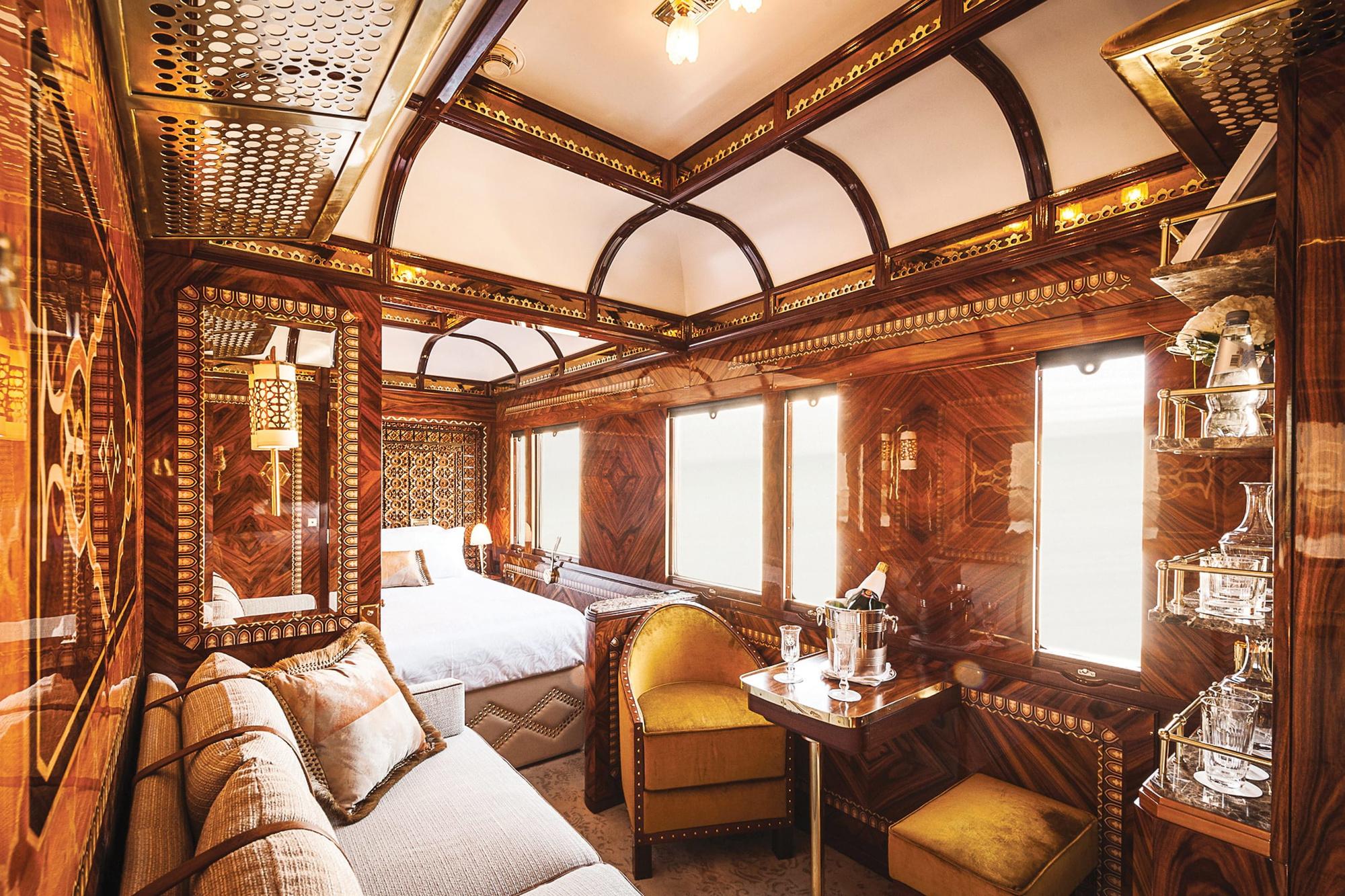 Een luxesuite in de Orient Express