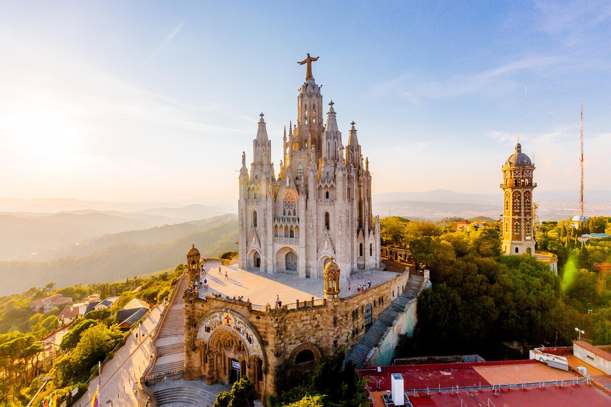 De Sagrada Familia in Barcelona.