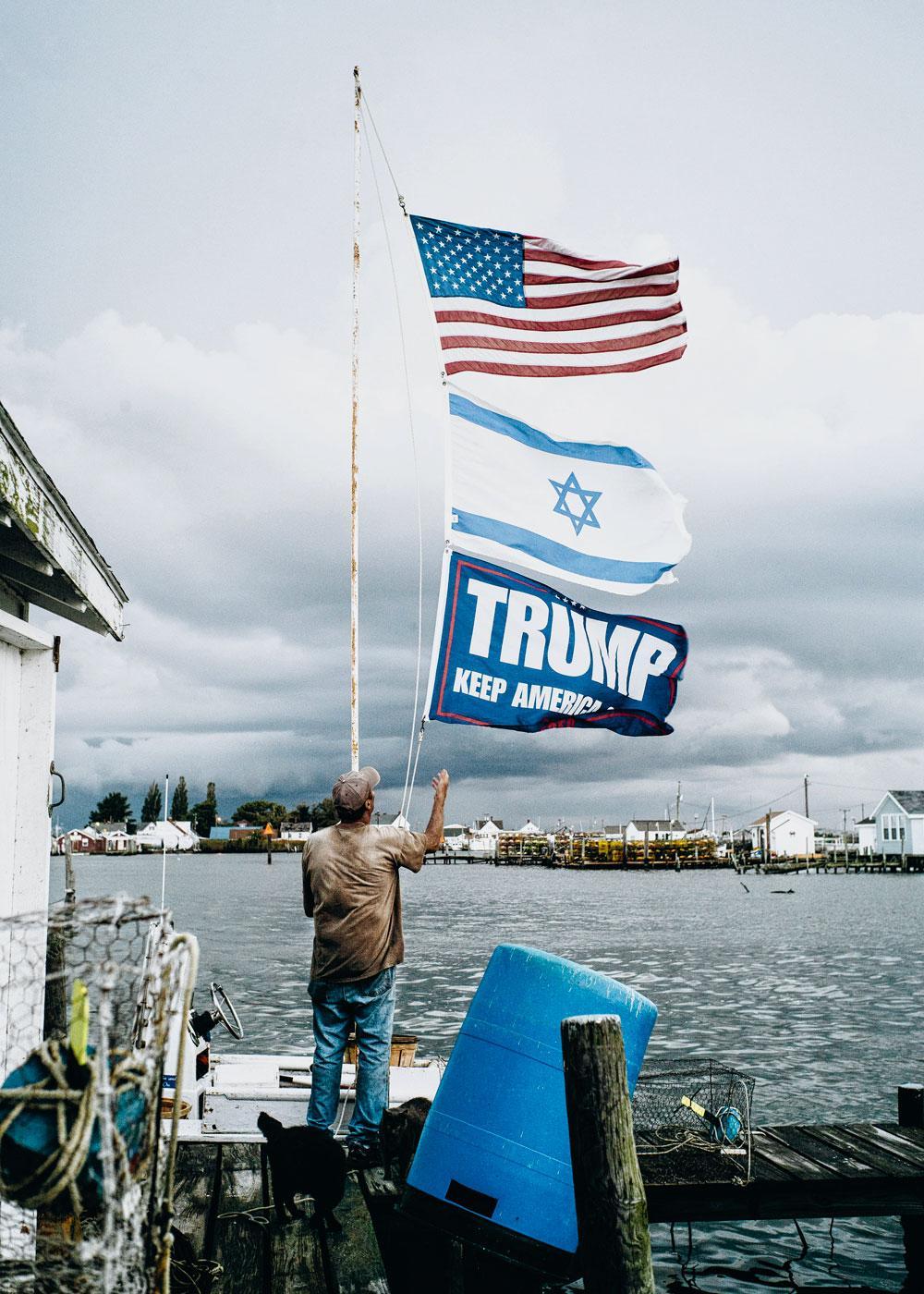 Très actifs sur l'île, les évangélistes témoignent d'un soutien indéfectible à Israël, dont le drapeau flotte à côté de celui des Etats-Unis, non loin de la maison du maire.