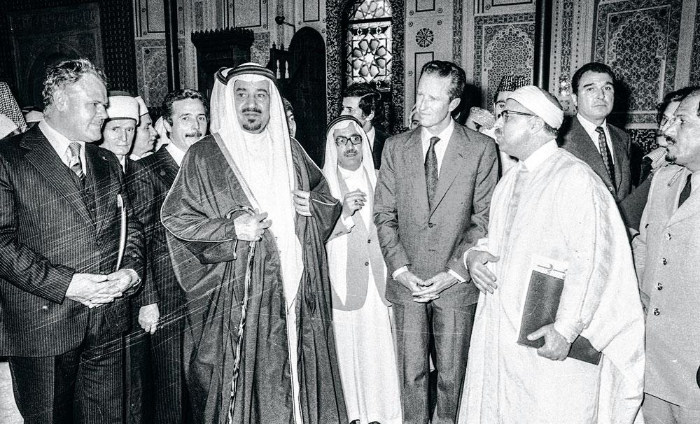 En 1978, la Grande Mosquée est inaugurée en présence du roi Baudouin et du roi Khaled d'Arabie saoudite.