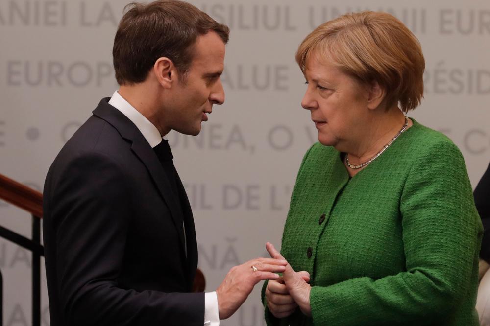 Angela Merkel et Emmanuel Macron