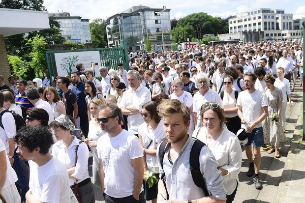 Le 30 mai 2018, lors des funérailles de Mawda, une marche blanche était organisée.