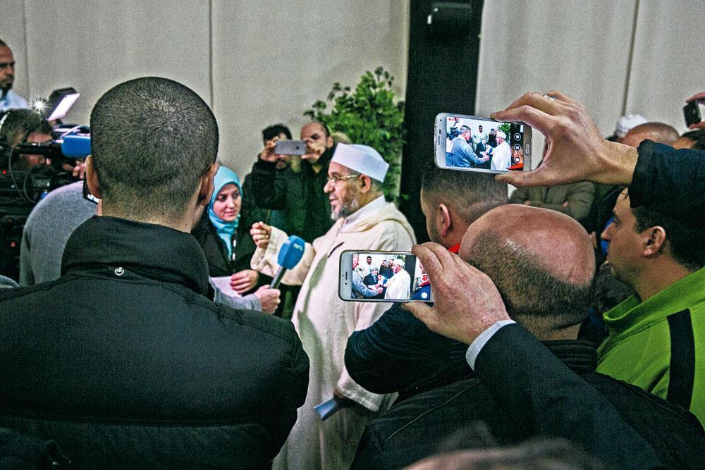 Mohamed Toujgani, l'imam repentant de la mosquée Al Khalil de Molenbeek.