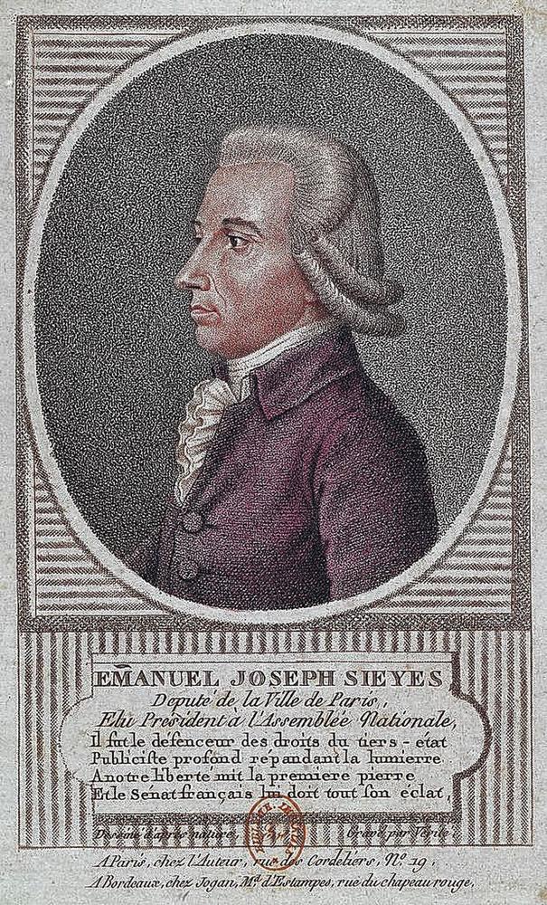 L'abbé Sieyès, révolutionnaire de la première heure, était le seul allié de Napoléon durant le Directoire. Ensuite, il s'assoira brièvement à ses côtés lors du Consulat.