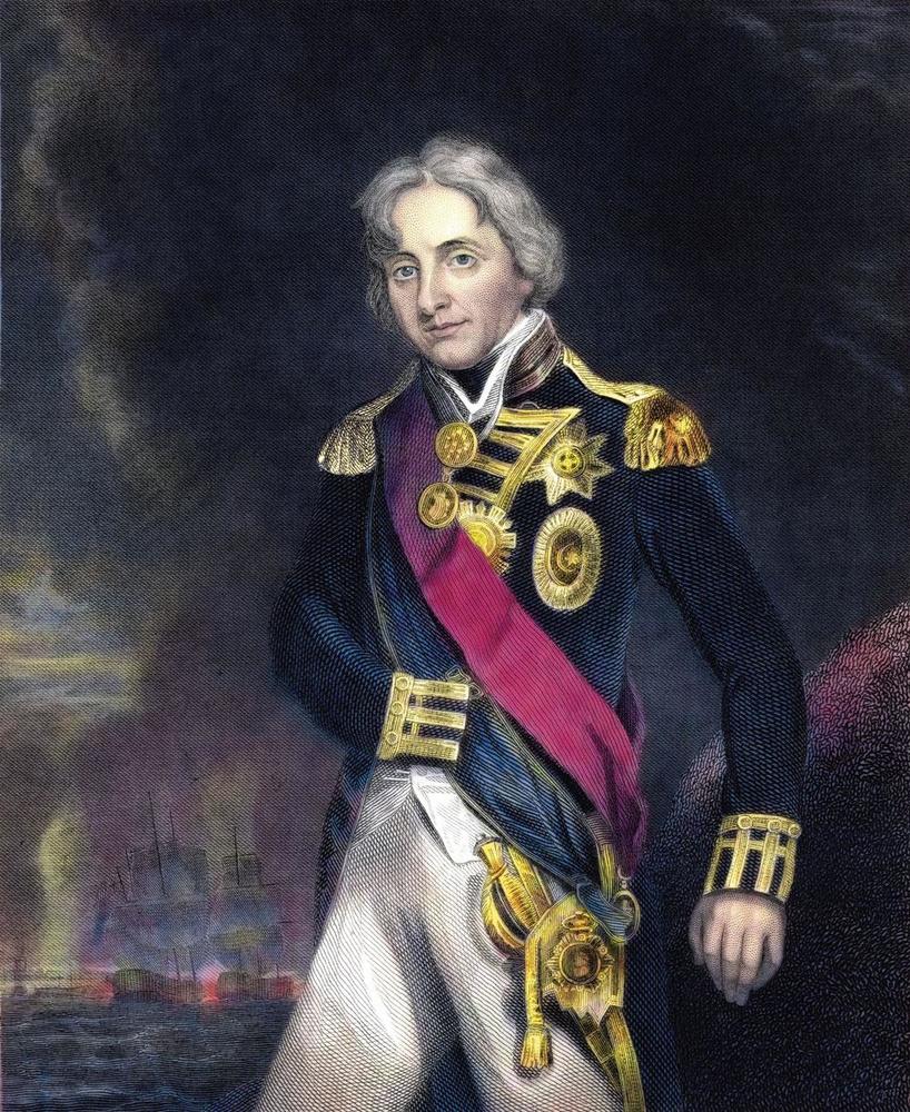 Lord Nelson, John Hoppner. Le meilleur amiral que les mers aient porté a payé sa plus célèbre victoire de sa mort.