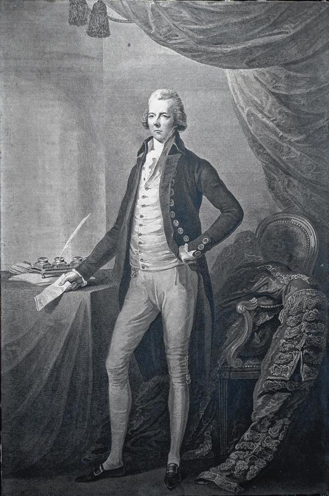 William Pitt the Younger, William Bromley, 1808. Le Premier ministre britannique ne réalise pas tout de suite à quel point la victoire à Trafalgar sera déterminante.