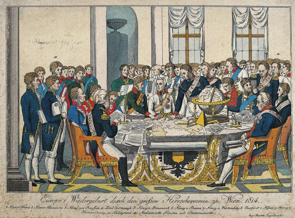 Lors du congrès de Vienne (1815), c'est Talleyrand qui représente la France aux côtés des chefs d'Etat européens.
