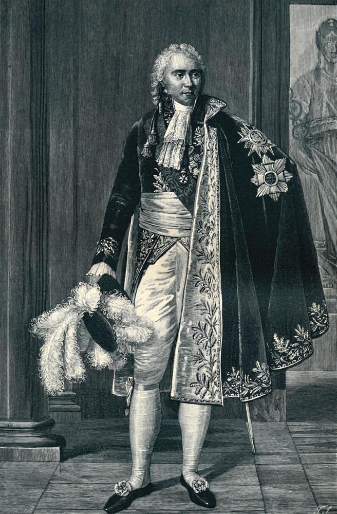 Hugues Bernard Maret (1763-1839) a été pendant un certain temps le chef du Moniteur, porte-voix officiel de l'empereur qui relayait servilement l'information scrupuleusement et sévèrement contrôlée.