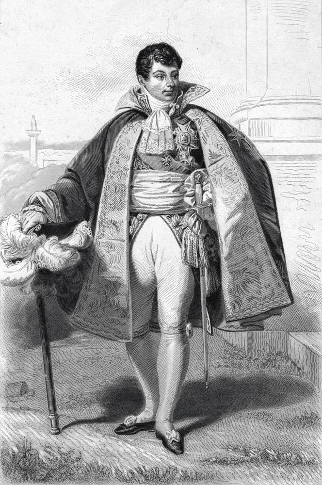 Le maréchal Géraud Duroc (1772-1813), habillé pour le couronnement impérial de Napoléon. Duroc s'est vu plus tard confier la réfection du palais de Laeken.