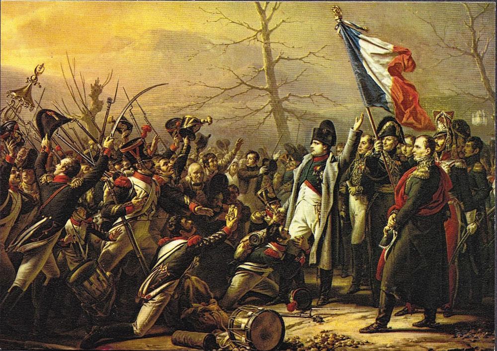 Le ralliement du 5e d'infanterie de ligne à l'empereur, le 7 mars 1815.