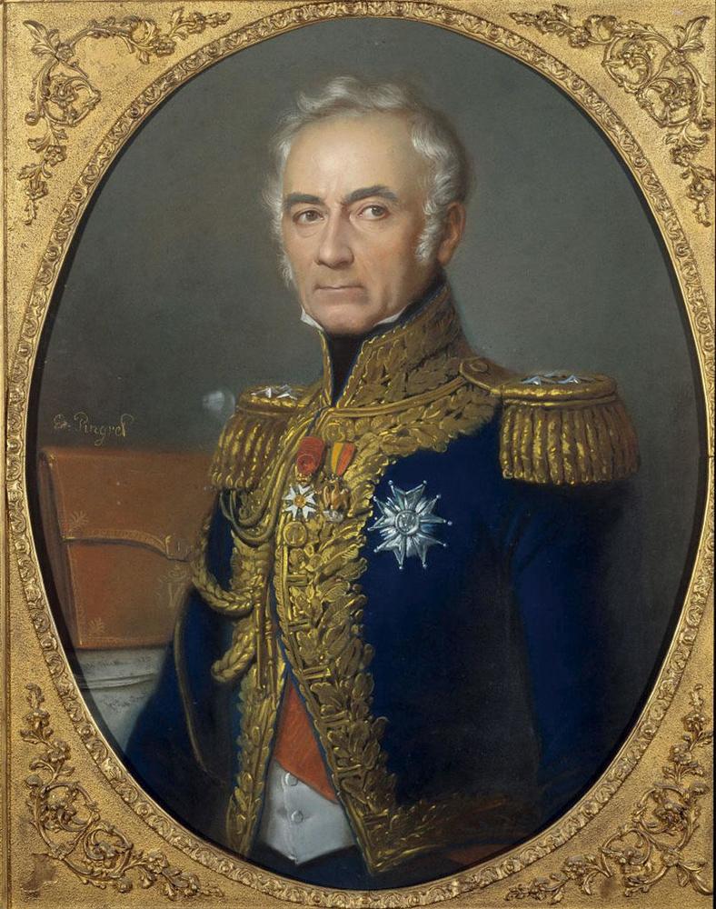 Le comte Charles de Montholon (1782-1853) suit volontairement Napoléon à Sainte-Hélène où l'on pense que sa femme Albine (à g.) aurait eu une liaison avec l'empereur.