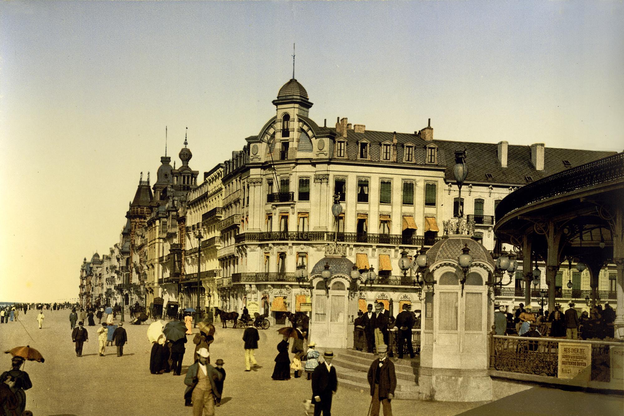 La digue d'Ostende (vers 1895)