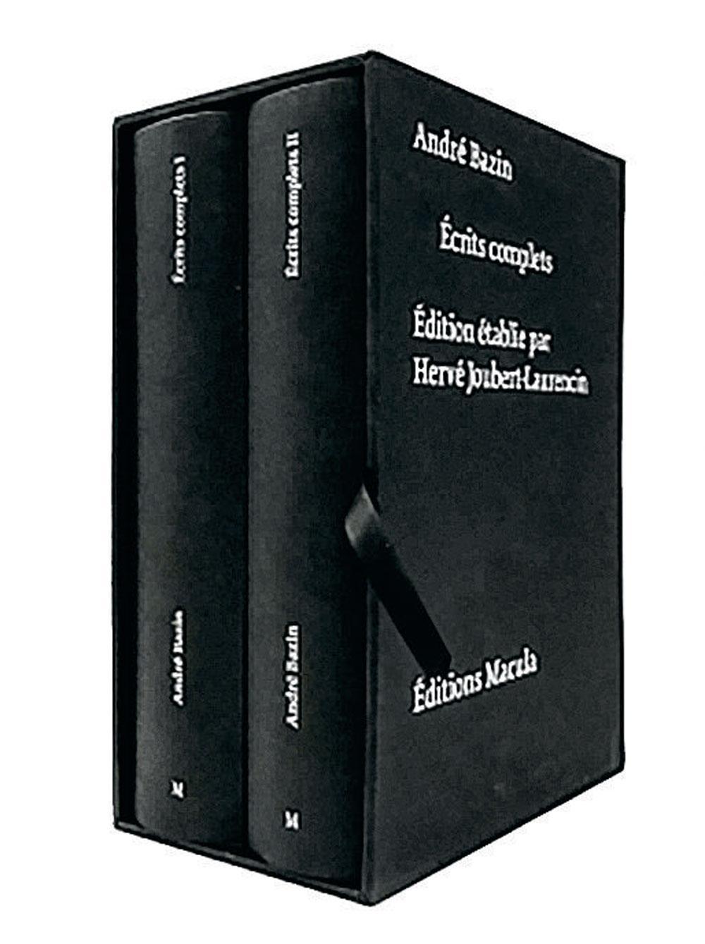 André Bazin, Ecrits complets, édition établie par Hervé Joubert-Laurencin, 2 vol. sous coffret, Paris, Macula, 2 848 p.