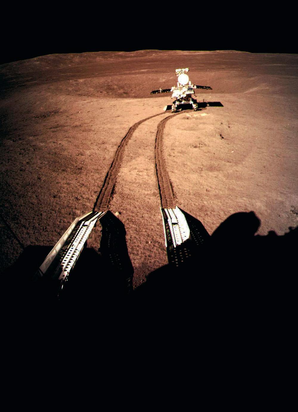 La mission chinoise Chang'e 4 a envoyé un rover explorer la face cachée de la Lune, le 4 janvier.