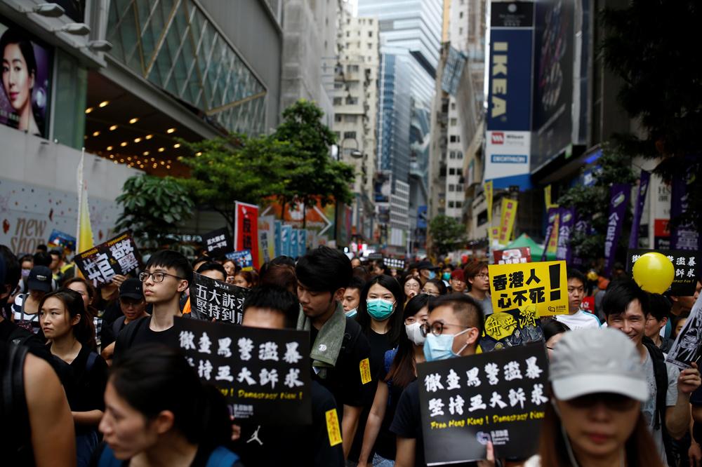 Hong Kong: plus de 1.7 million de manifestants pro-démocratie