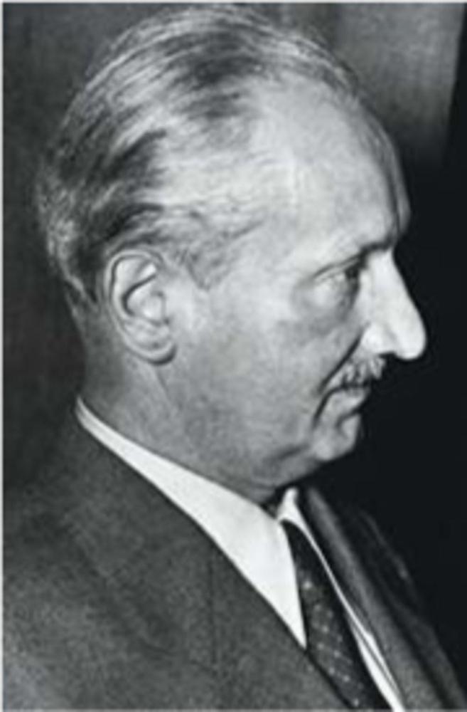 Le philosophe Martin Heidegger.
