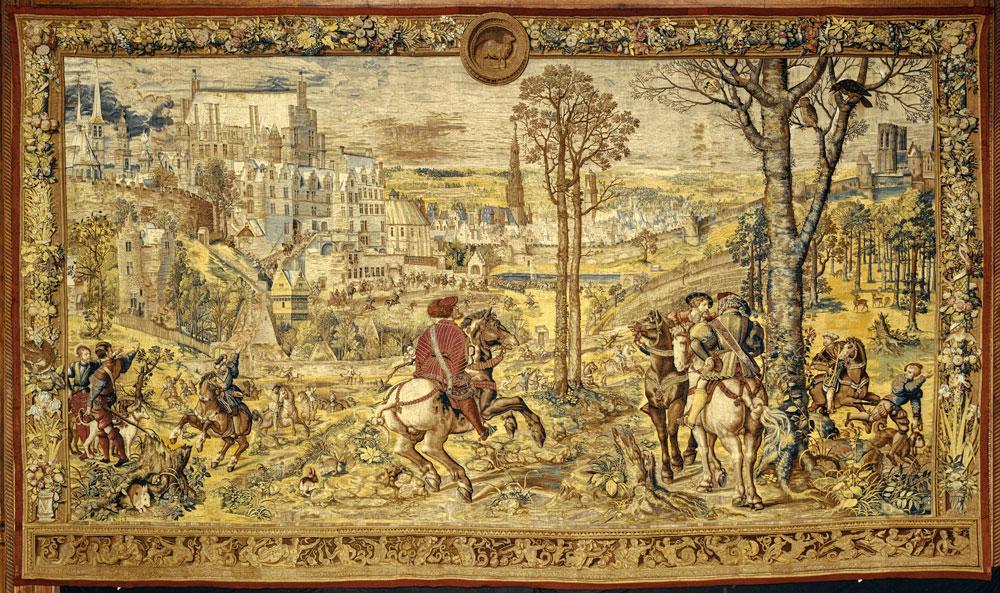 Les Chasses de Charles Quint. Le Mois de mars (signe du Bélier), Bernard van Orley, c. 1531-33.