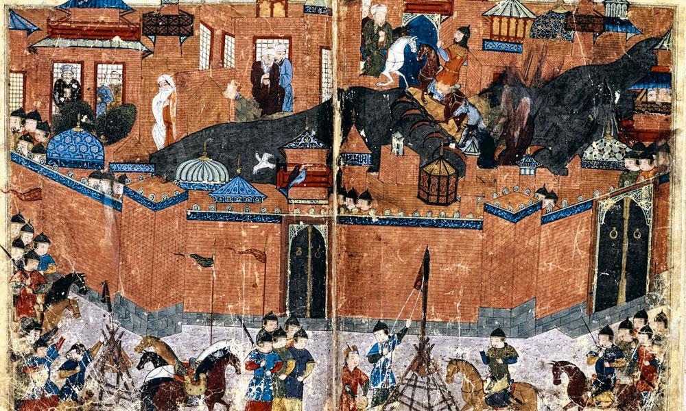 Le 10 février 1258, les guerriers de Houlagou Khan, le souverain mongol de l'Iran, s'emparerent de Bagdad qui était, à l'époque, une des plus grandes et somptueuses cités du monde. Dix jours durant, la ville fut complètement pillée et ravagée.