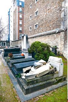 11/2016 13 300 euros, cachés par un commando, sont trouvés dans une tombe du cimetière Montparnasse.