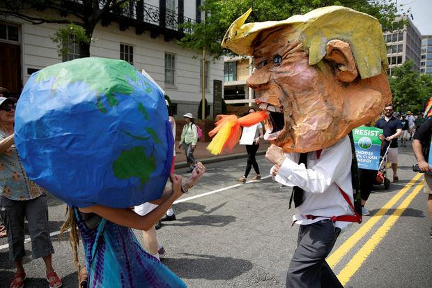 Marche pour le climat à Washington, le 29 avril dernier.
