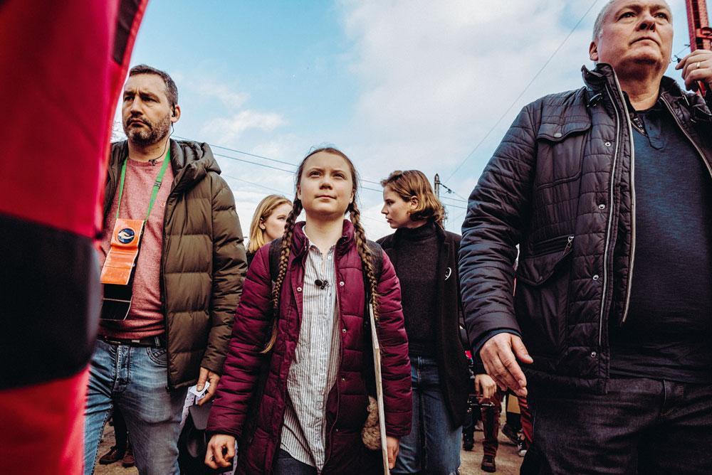 La jeune Suédoise Greta Thunberg, égérie des nouveaux guerriers du climat.