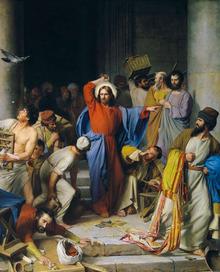 Jésus bouscule les tables des changeurs. Des cadeaux des mages au prix de la trahison de Judas, il est souvent question d'argent dans les évangiles.