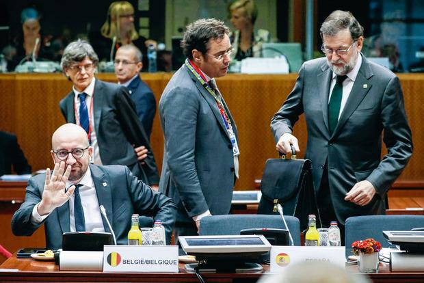 Charles Michel - Mariano Rajoy : l'huile flamande et le feu catalan.