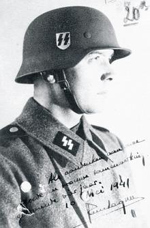 René Lagrou, dirigeant SS flamand, décédé à Barcelone.