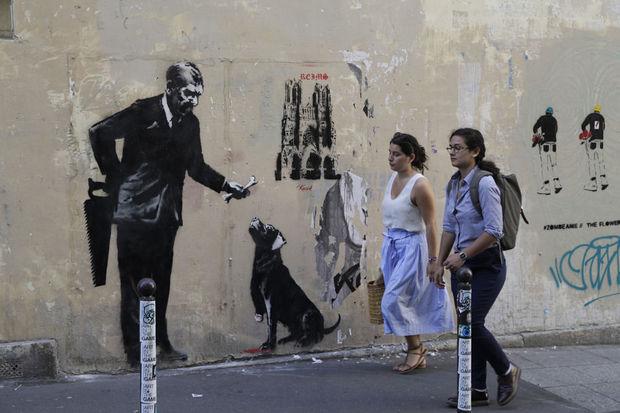 Banksy investit les rues de Paris
