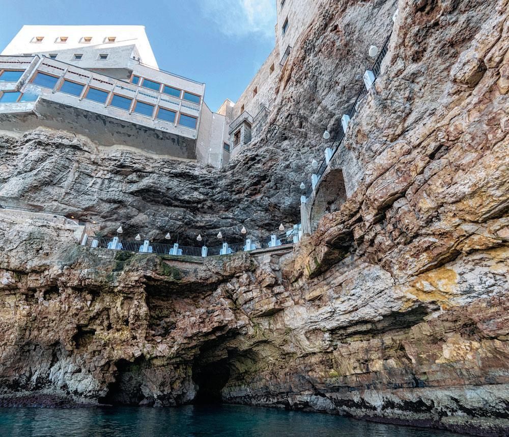 La Grotta Palazzese, son instantané préféré.